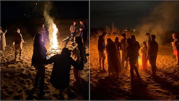 El fogón se inició al