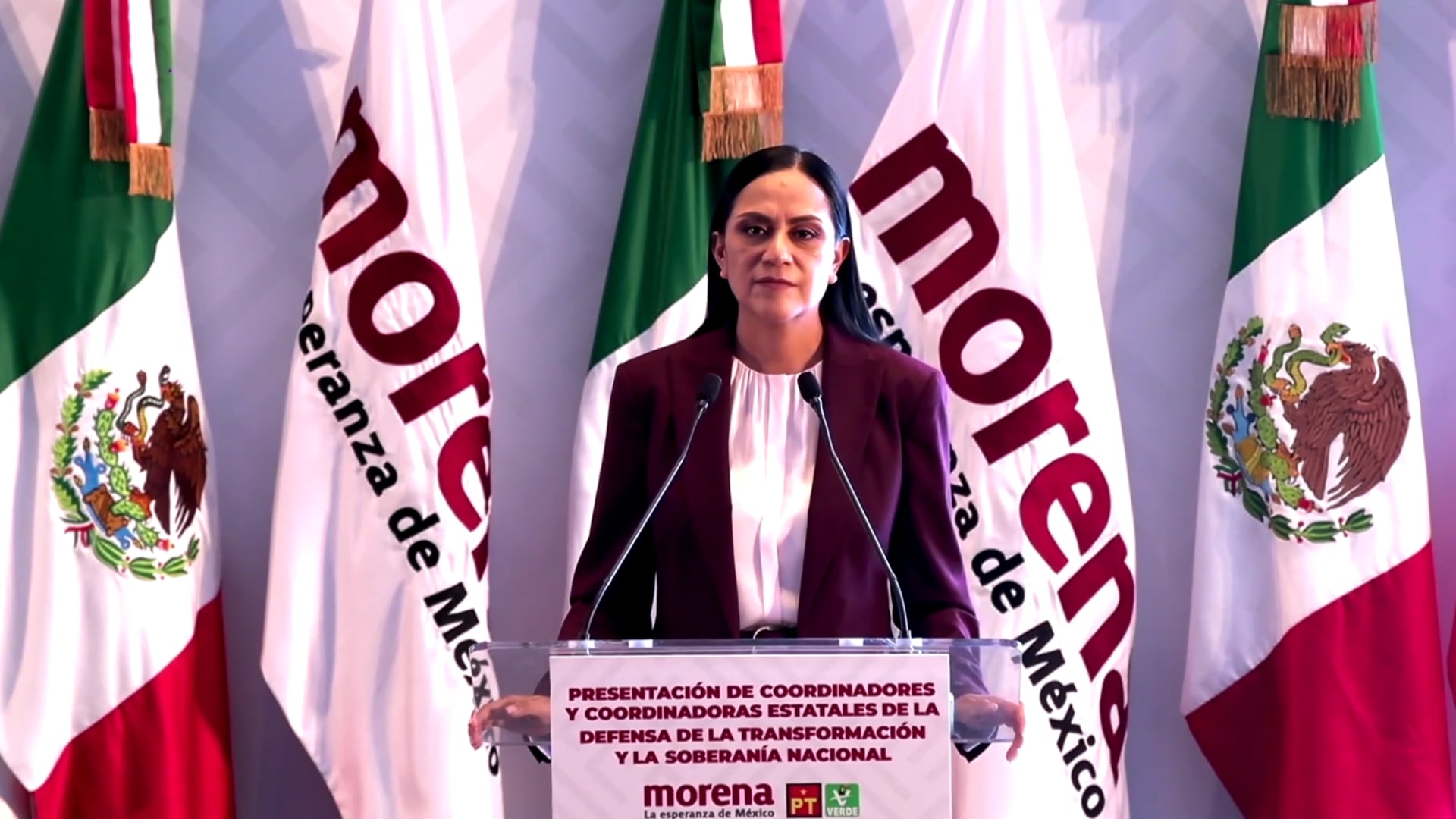 El partido de Ariadna Montiel ya tiene nombrados a cinco candidatos virtuales rumbo a los comicios de 2027. (Captura de pantalla)