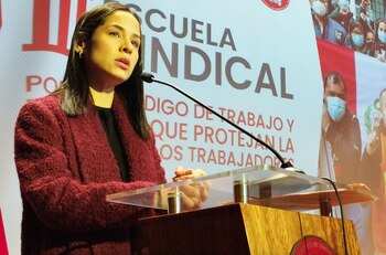 Sigrid Bazán presidió la Comisión