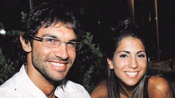 Cinthia Fernández y su novio