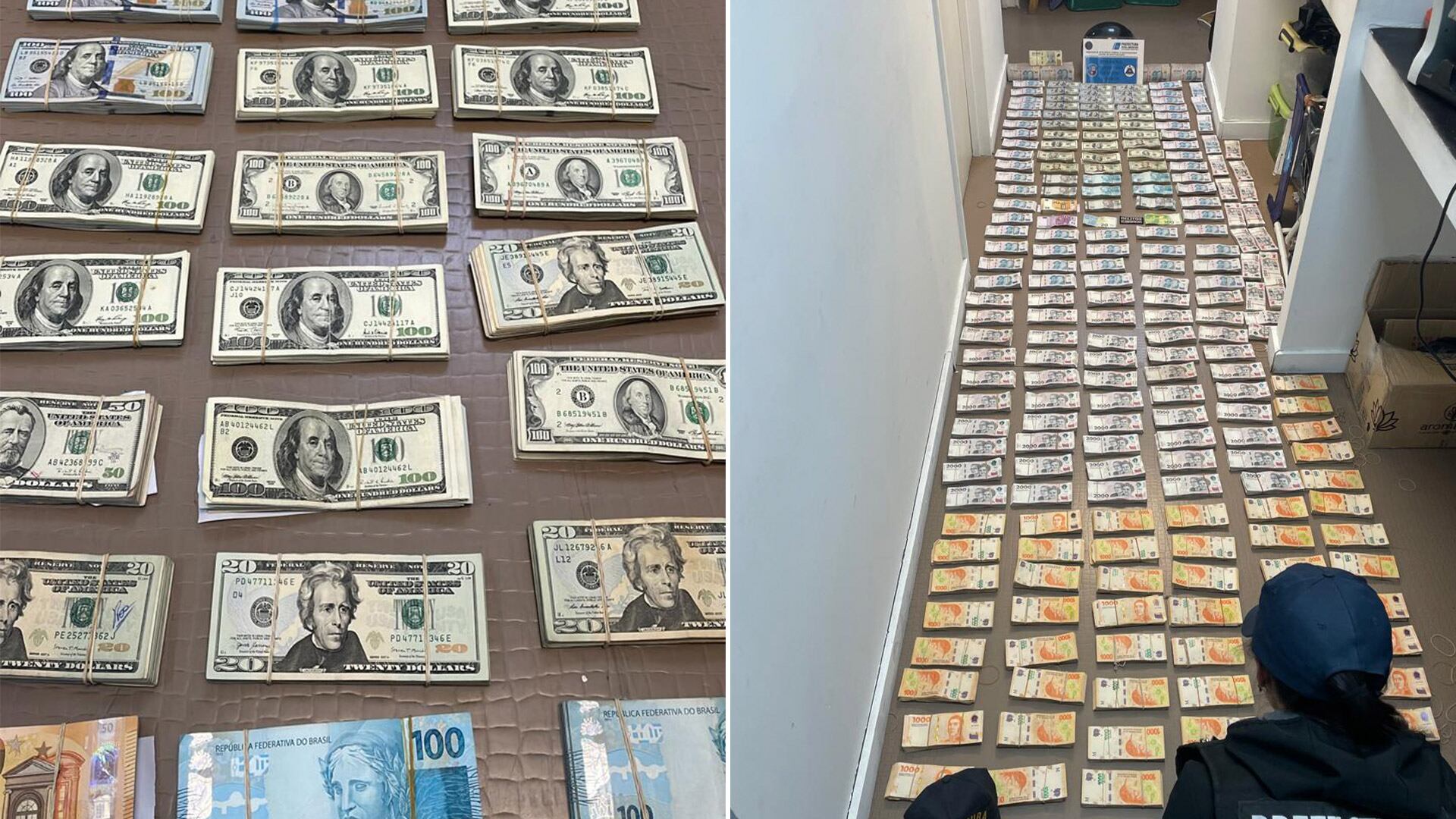 La Prefectura allanó una financiera en Esmeralda al 900. Se sospecha que se utilizó para lavar el dinero ilícito.