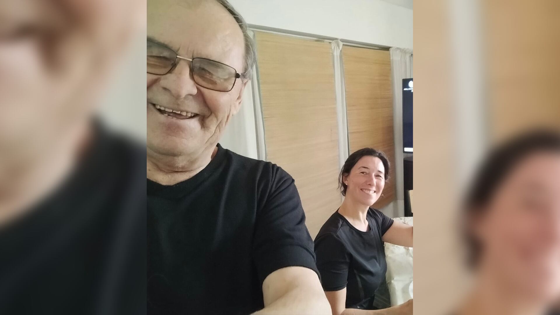 Pedro Kreder con su hija