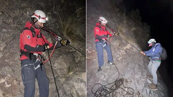 Rescataron a cuatro jóvenes que se habían desorientado y se perdieron en un cerro de Mendoza