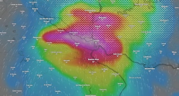 La ciclogénesis en el AMBA generó lluvias intensas y ráfagas de viento que superaron los 70 kilómetros por hora - SMN