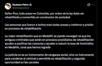 Gustavo Petro - crédito @petrogustavo/X
