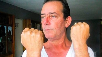 Los activistas cubanos Lázaro Valle