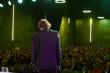 El autor sostuvo que seguir escribiendo es una clave para construir un camino en la escritura - (Gentileza de Santiago Speranza)