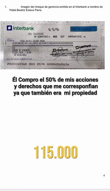 Yiddá Eslava desmiente a Julián