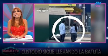 Magaly Medina acusa a Óscar Custodio de intentar “lavarse las manos” tras anunciar su retiro de La Bella Luz. Captura: Magaly TV La Firme.