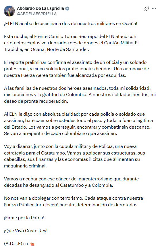 El presidente de la República señaló que avanza en el diseño de estrategias para intervenir las estructuras, los cabecillas, las finanzas y las economías ilícitas que alimentan la maquinaria criminal - crédito @ABDELAESPRIELLA/X