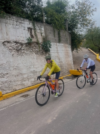 La jornada de ciclismo de Juana Viale por Catamarca