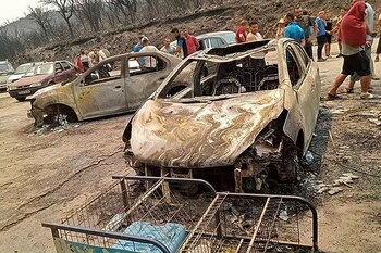 Incendio Argelia