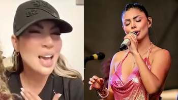 Pamela López aparece cantando tema