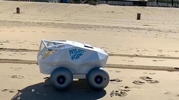 BeachBot, el robot que limpia