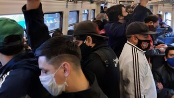 amontonamiento en trenes