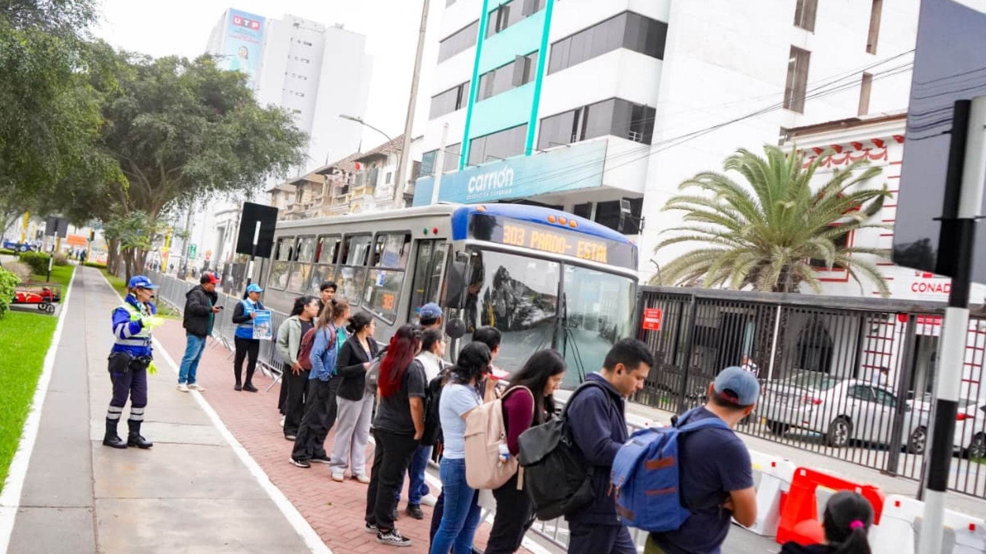 Saco Oliveros está ubicado a la altura de la cuadra 4 de la avenida Arequipa, mientras que Dagnino se encuentra en la cuadra 7 - Créditos: ATU.