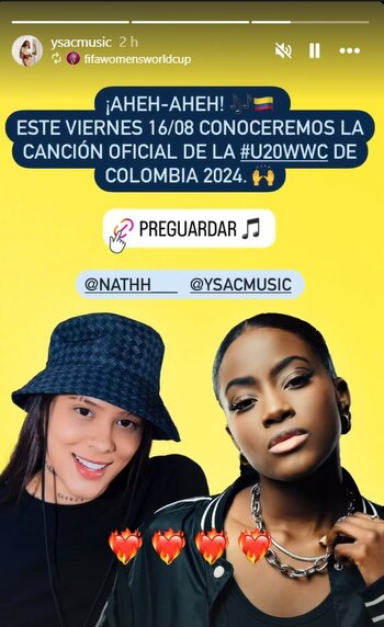 Nath e Ysa C cantarán