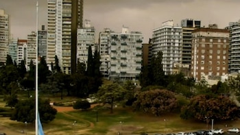 A bandeira do Monumento Nacional
