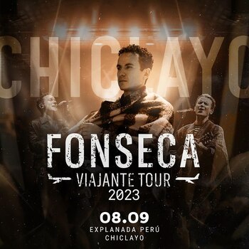 Fonseca llega a Chiclayo. Instagram.