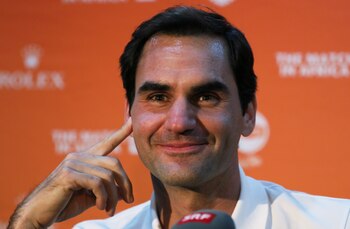 Federer contó su ritual previo a los partidos (REUTERS/Sumaya Hisham)