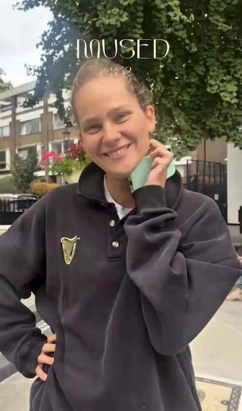 Irene Urdangarin en un video en redes sociales (INSTAGRAM).
