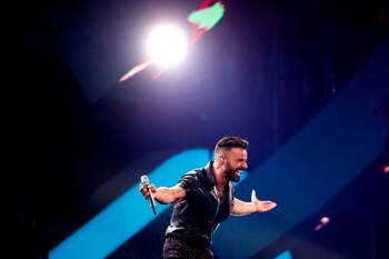 El cantante puertorriqueño Ricky Martin. EFE/Alberto Valdes/Archivo