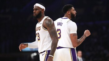 Lebron James y Anthony Davis