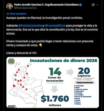 El ministro de Defensa, Pedro