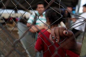 Una migrante fue registrada este