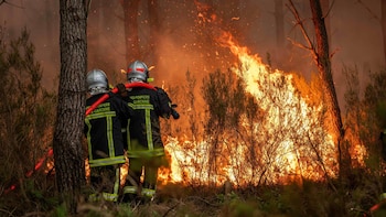 Francia señala que el incendio en Gironda está "estabilizado" pero no "controlado"