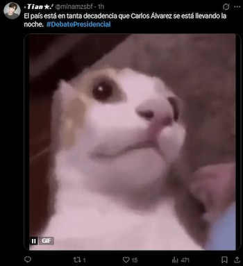 Debate presidencial EN VIVO: lo más viral en redes tras los momentos más polémicos. Captura: X.