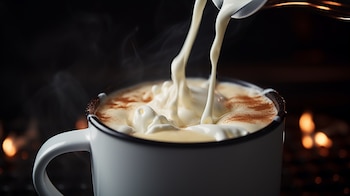 Para lograr un chocolate caliente