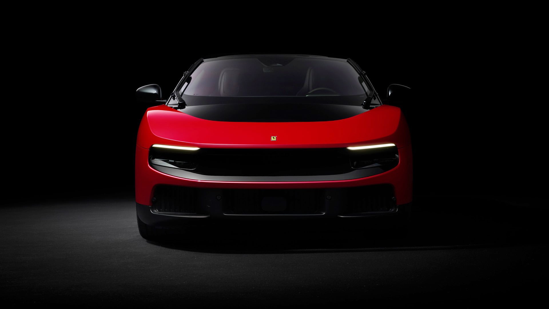 El Ferrari Luce, el primer vehículo 100% eléctrico de la marca, fue presentado oficialmente en Roma, mostrando un diseño fuera de lo habitual para la firma italiana. (Ferrari)