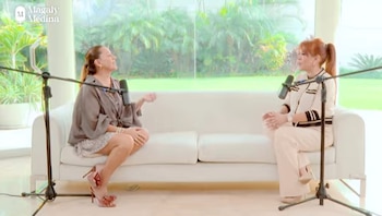 Pati Lorena cuenta cómo la recibió Magaly Medina en su casa y sorprende con inesperado comentario. Captura: Magaly Medina el podcast.