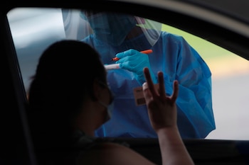 La prueba se realiza tomando