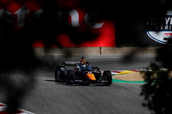 Fotografía cedida por IndyCar donde