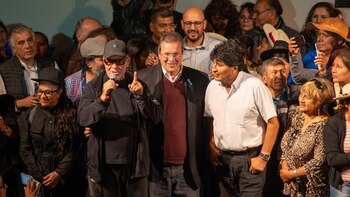 Evo Morales habló después de