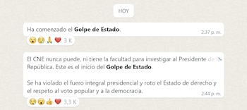 El presidente Gustavo Petro aseguró que el CNE no puede investigarlo - crédito Canal de WhatsApp de Gustavo Petro