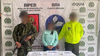 Cayó alias ‘Dayana’, coordinadora financiera