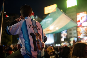 Festejos Argentina Inglaterra en el Mundial 2026 - Obelisco
