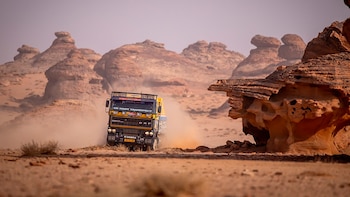 Fue segundo en el Rally