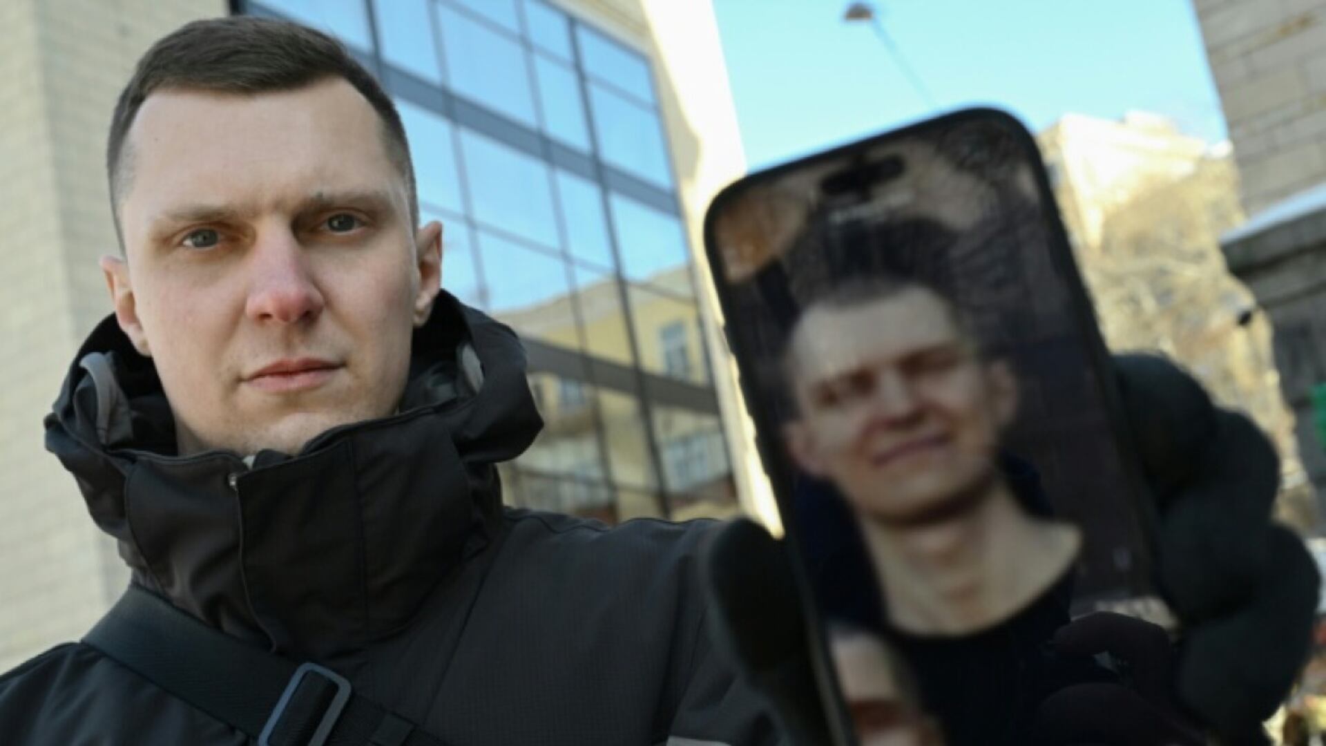 Yaroslav Rumyantsev, un ex soldado ucraniano que sobrevivió tres años y tres meses en cautiverio (AFP/Gnya Savilov)