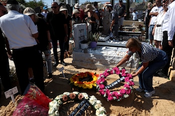Funeral de Bella Ashkenazi, asesinada