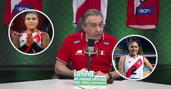 Antonio Rizola respondió si Brenda Lobatón jugará el Sudamericano de Vóley y lamentó la lesión de Diana de la Peña.