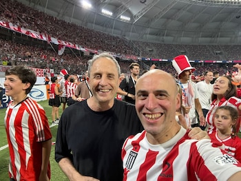 La selfie de Esteban Trebucq