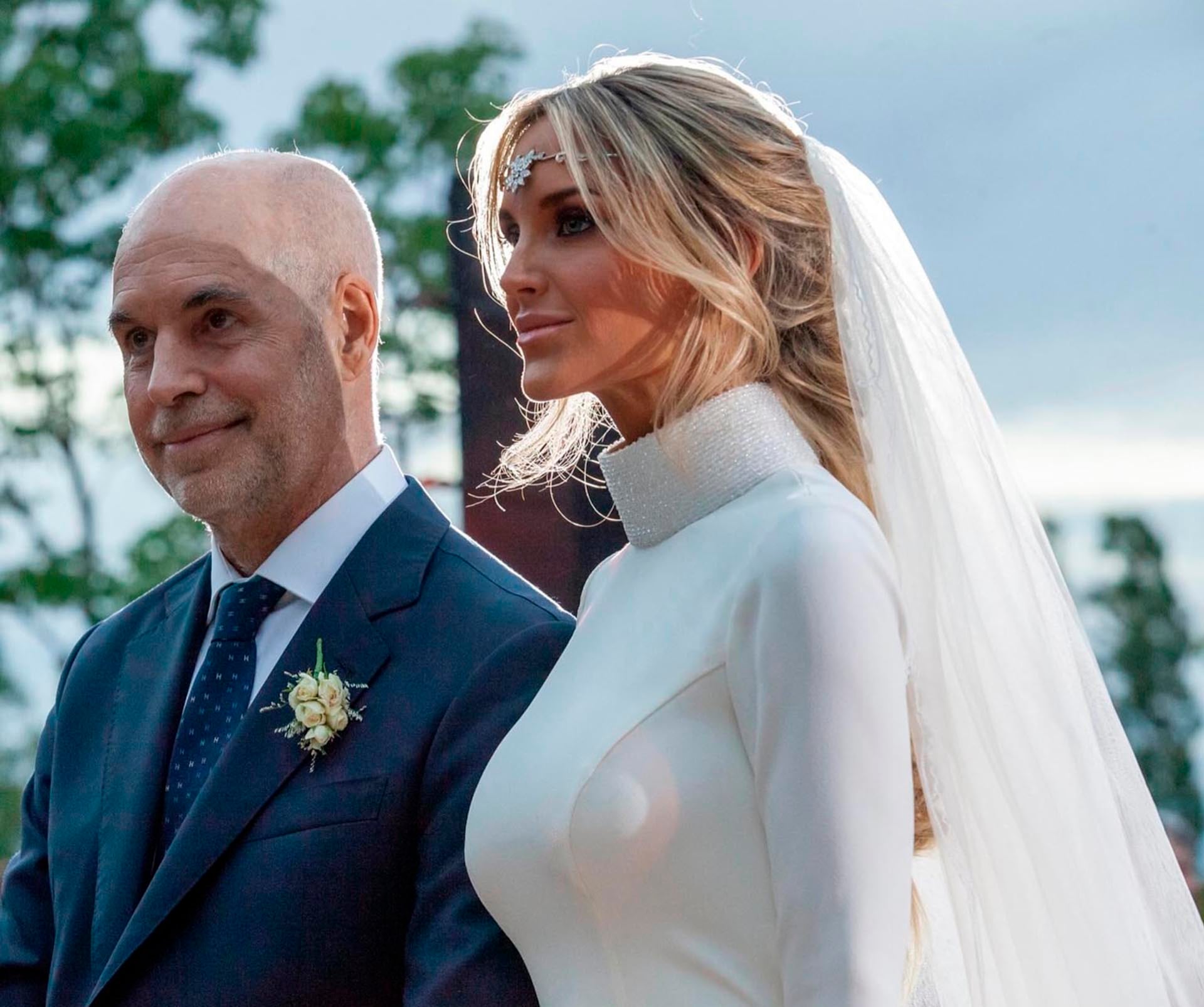 El día del casamiento de Horacio Rodríguez Larreta y Milagros Maylin