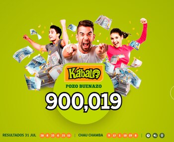Sorteo Kábala - Jueves 31