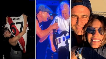 Del regalo a Lali Espósito a la euforia de Pampita: las famosas presentes en el último show de AC/DC en River