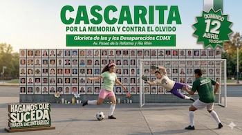 Las familias organizan un juego y una jornada de actividades para denunciar los vacíos de respuesta ante la crisis de búsquedas. | (Imagen creada con inteligencia artificial, Gemini IA)