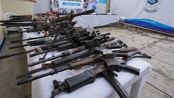 Sucamec presenta 353 armas de fuego incautadas en operativos contra el uso ilegal y la criminalidad en Junín